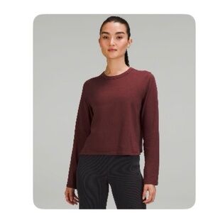 Lululemon Classic Fit Cotton Blend Long Sleeve Shirt Size 0